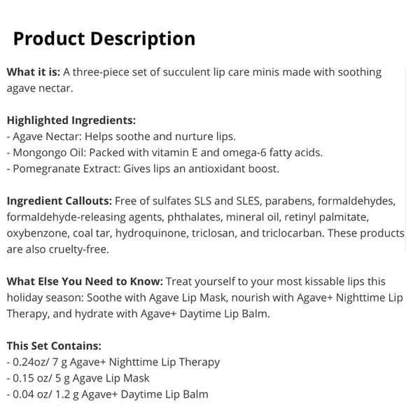 Bite Beauty All Agave Lip Care Set - Picture 12 of 12